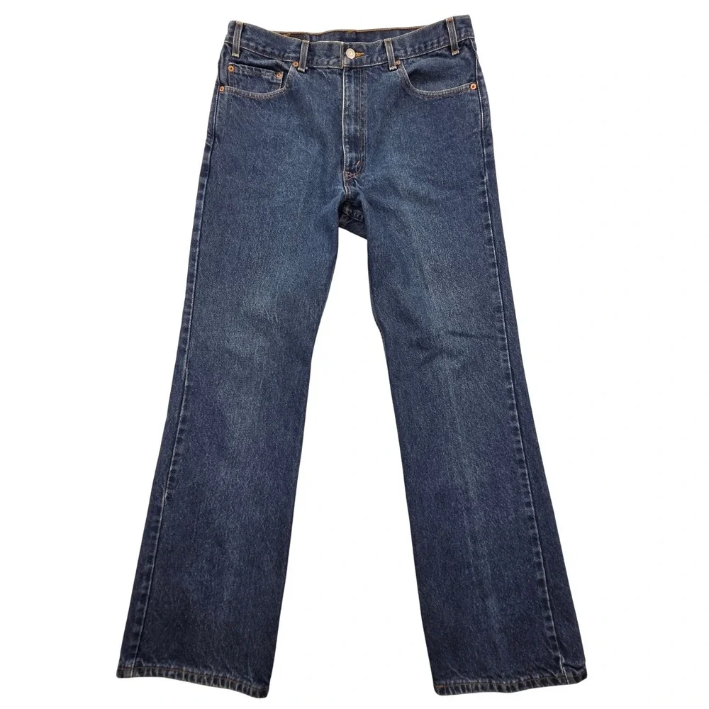 Vintage Y2K Levis‎ 517 Bootcut Jeans Dark Wash Blue Denim Cowboy Y2K Mens 36x34